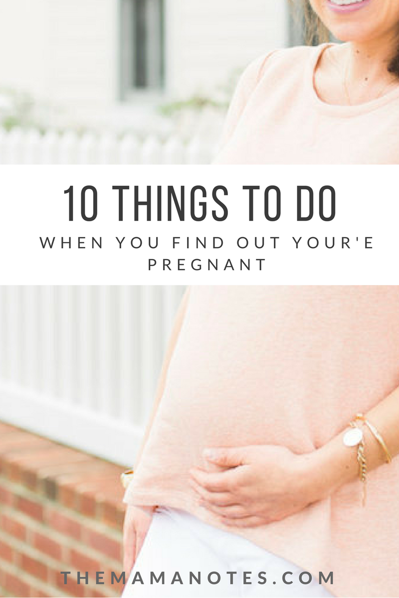 First Things To Do When Pregnant 102