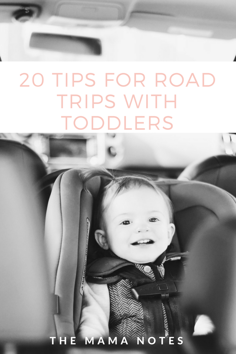 tips for road trips with toddlers