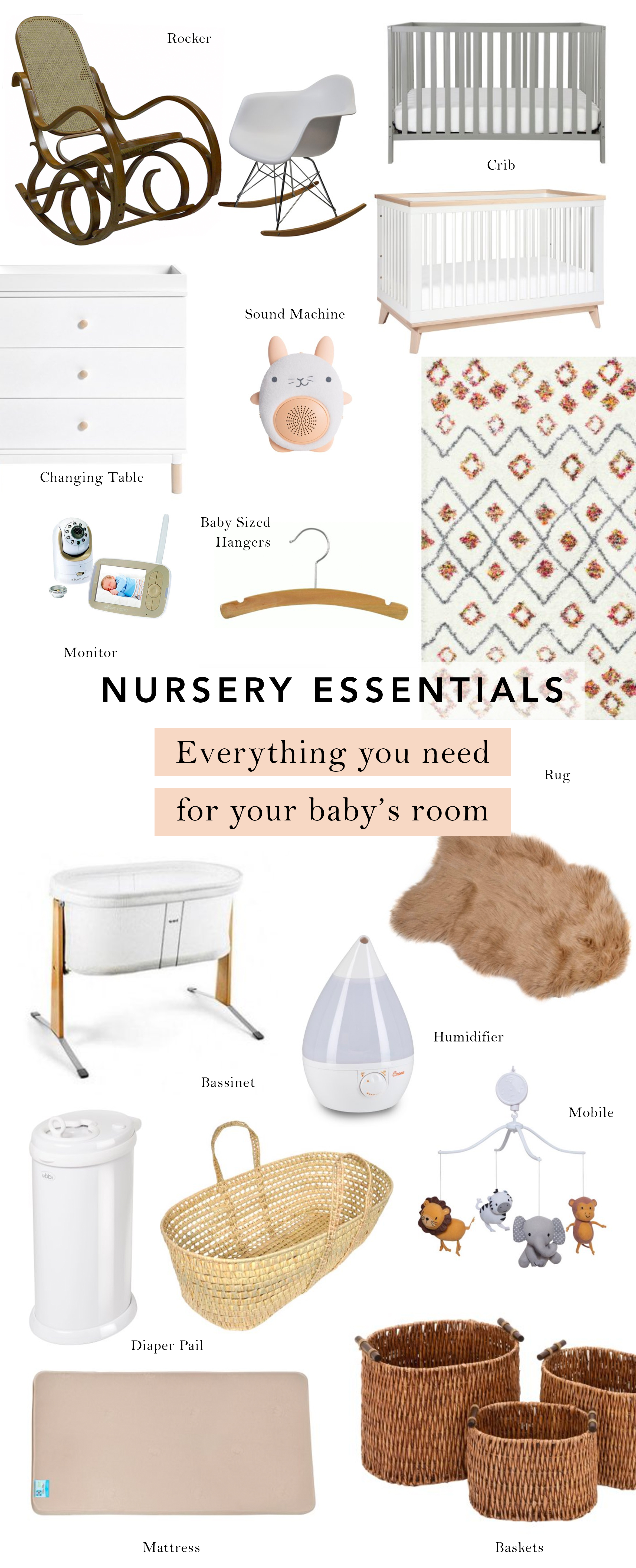 baby room essentials list