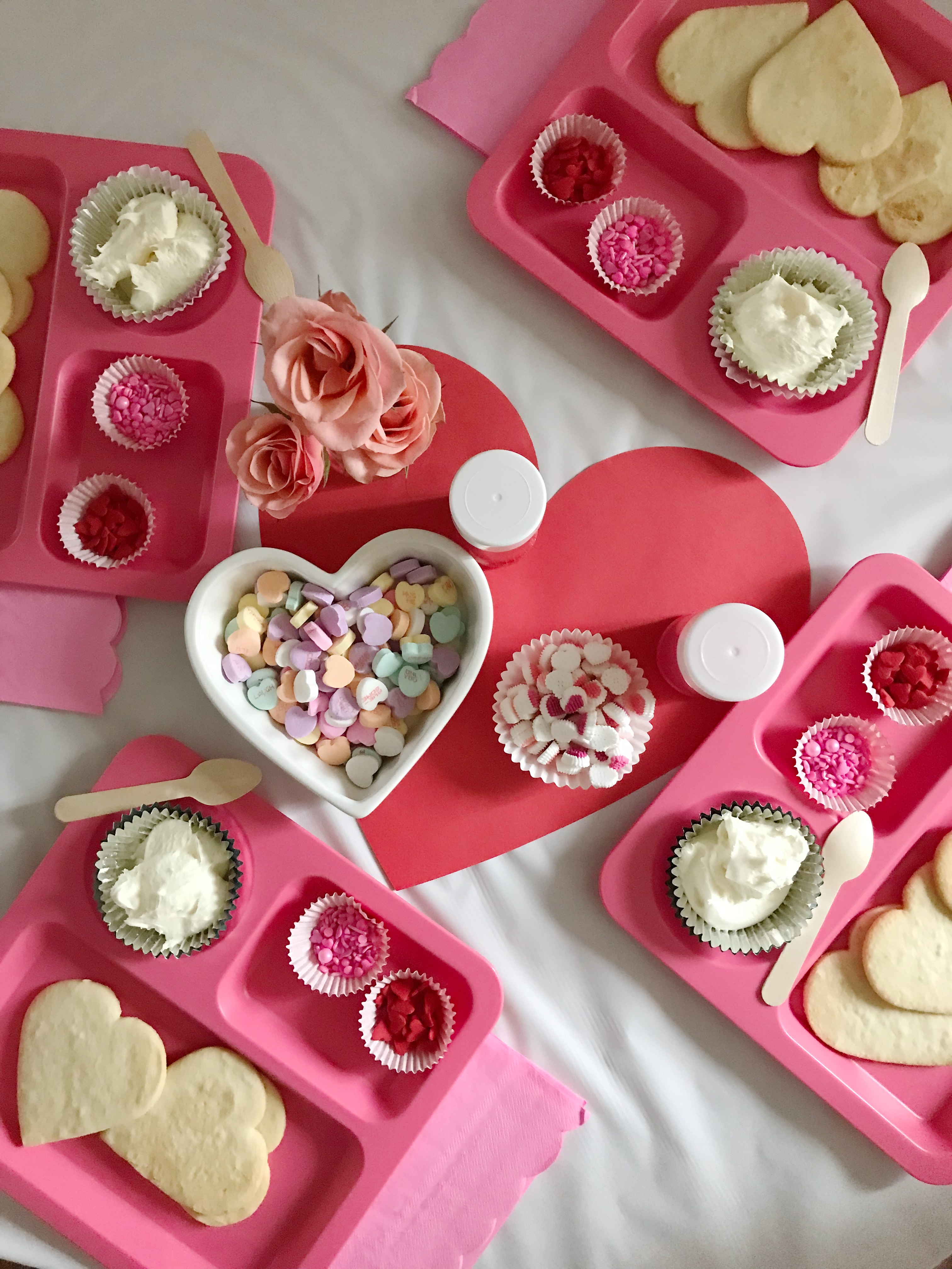 Toddler Valentine\'s Day Cookie Decorating Party - The Mama Notes