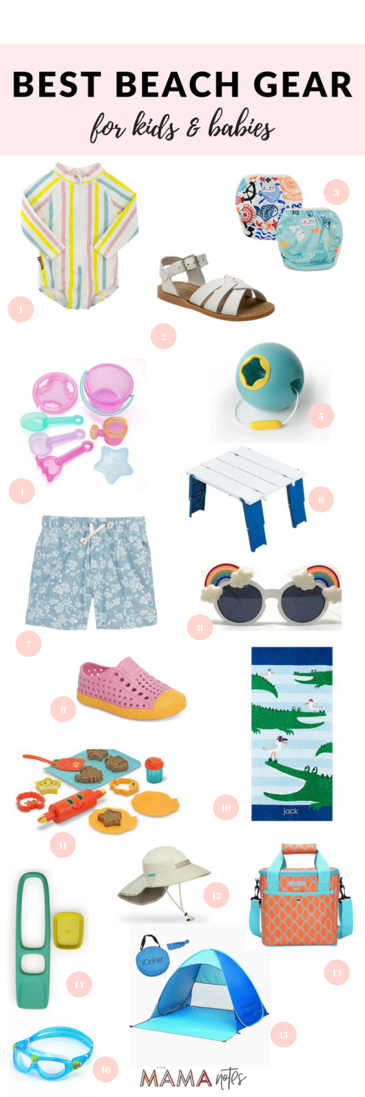 Gear Guide Best Beach Gear For Kids & Babies The Mama Notes