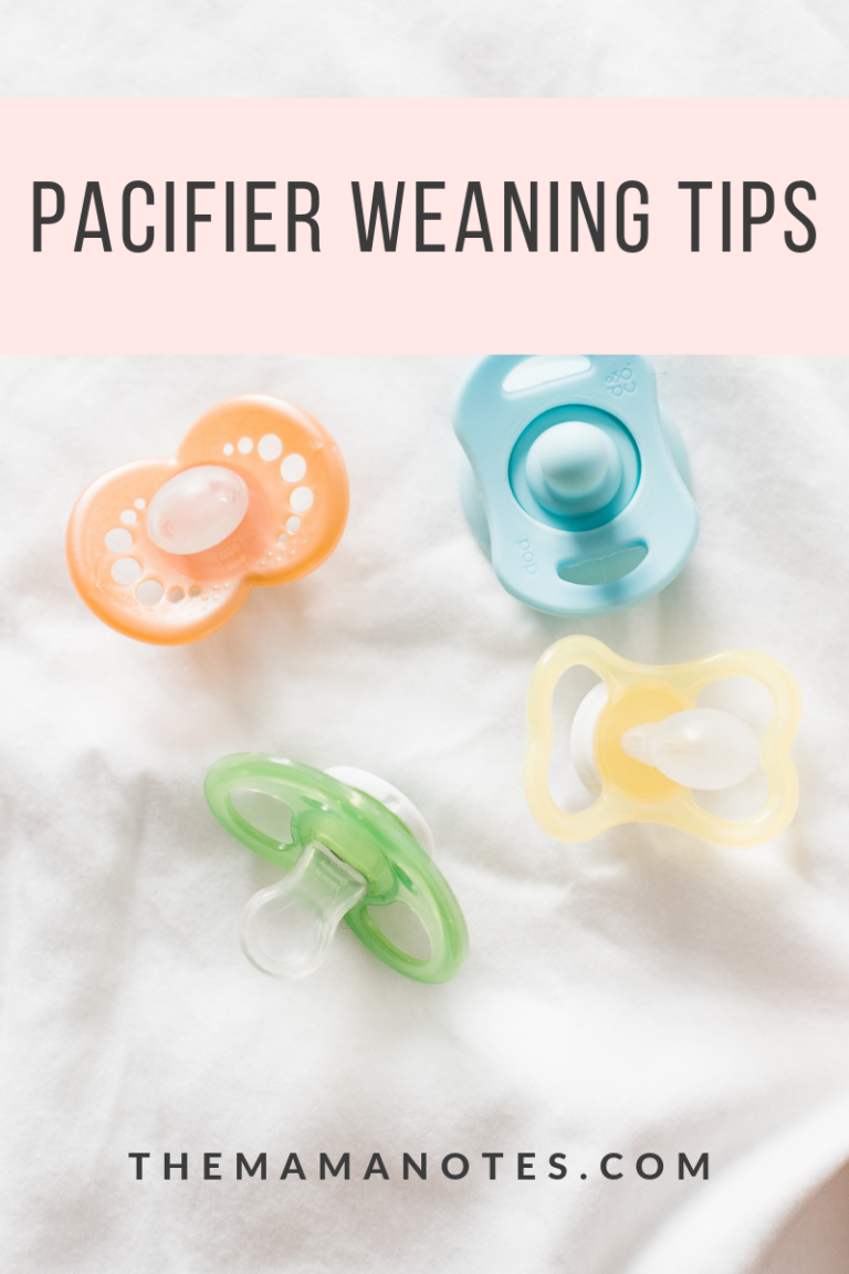 Tips For Pacifier Weaning The Mama Notes
