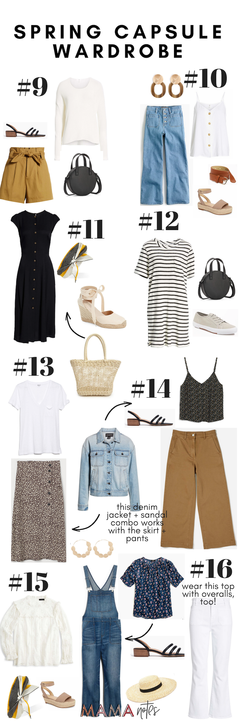 23 Spring Outfit Ideas To Mix & Match From Our Capsule Wardrobe