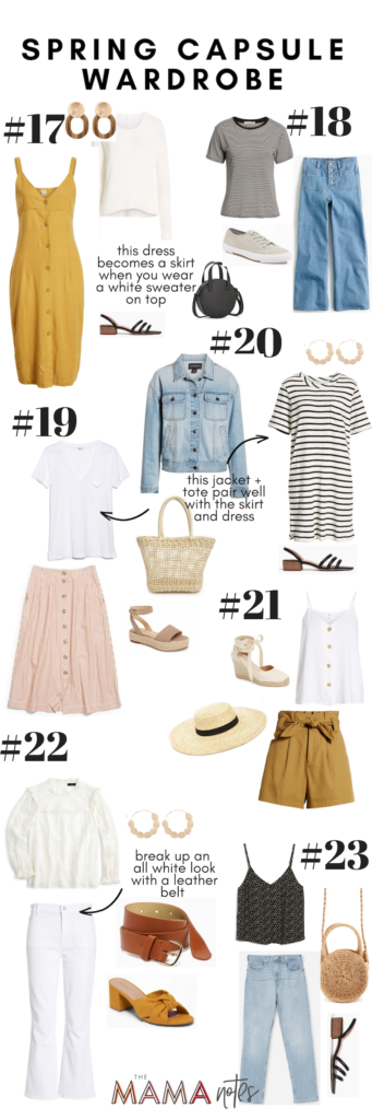 23 Spring Outfit Ideas To Mix & Match From Our Capsule Wardrobe - The ...