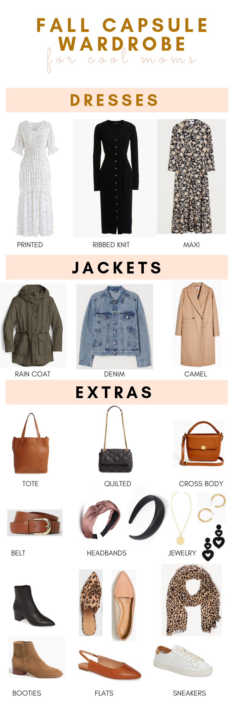 2019 Fall Capsule Wardrobe For Cool MOMS! - The Mama Notes