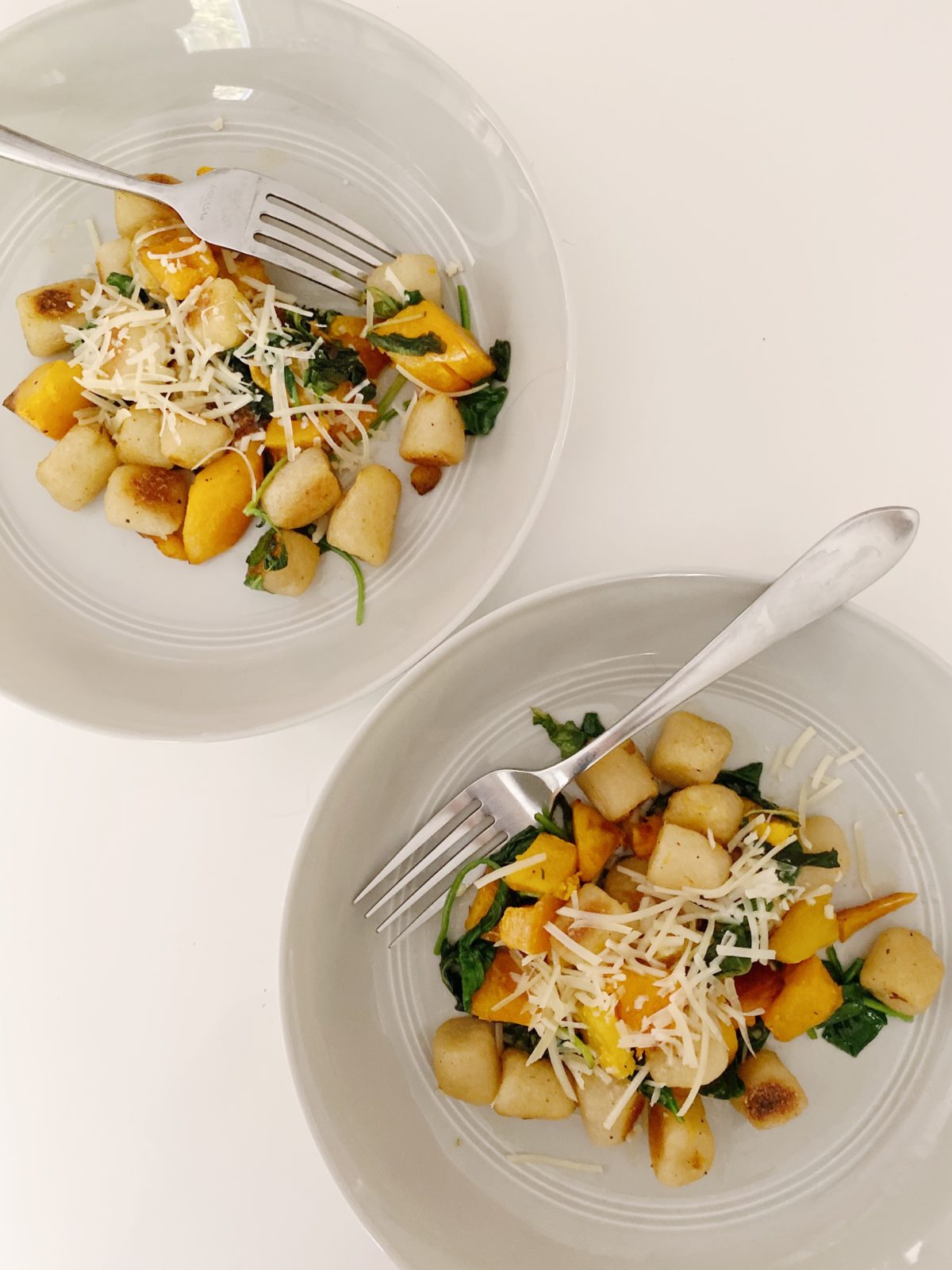 Roasted Butternut Squash & Trader Joe's Cauliflower Gnocchi The Mama