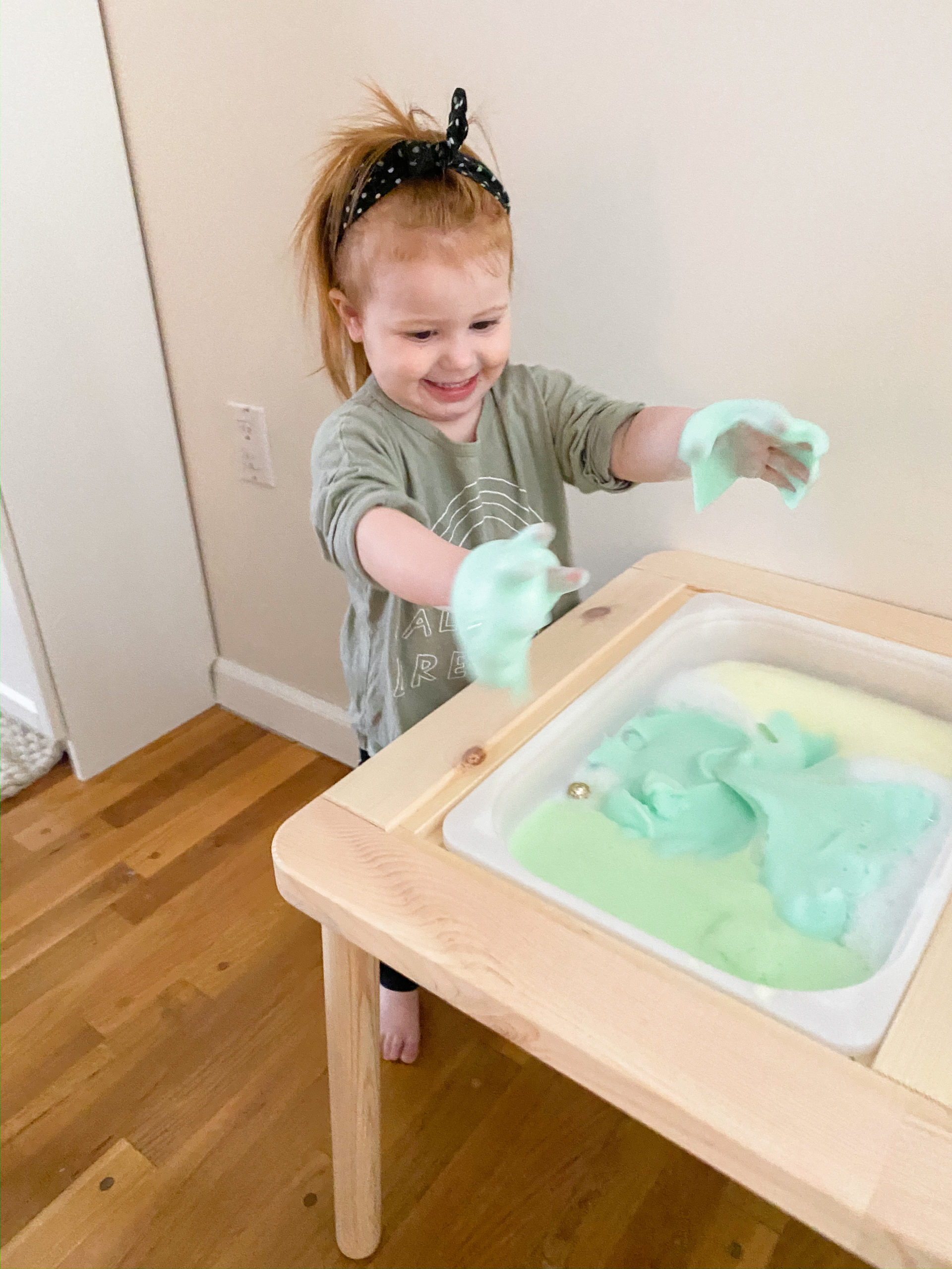 Bubble Foam Bath Activity - Busy Toddler