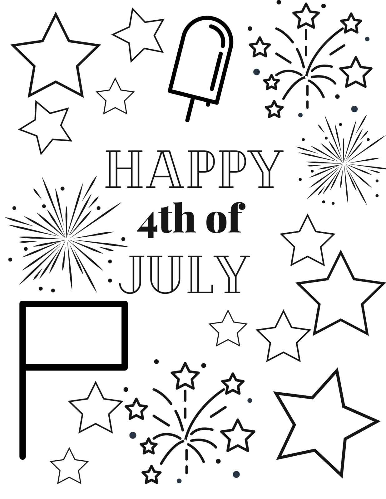 4th Of July Activity Sheets - The Mama Notes