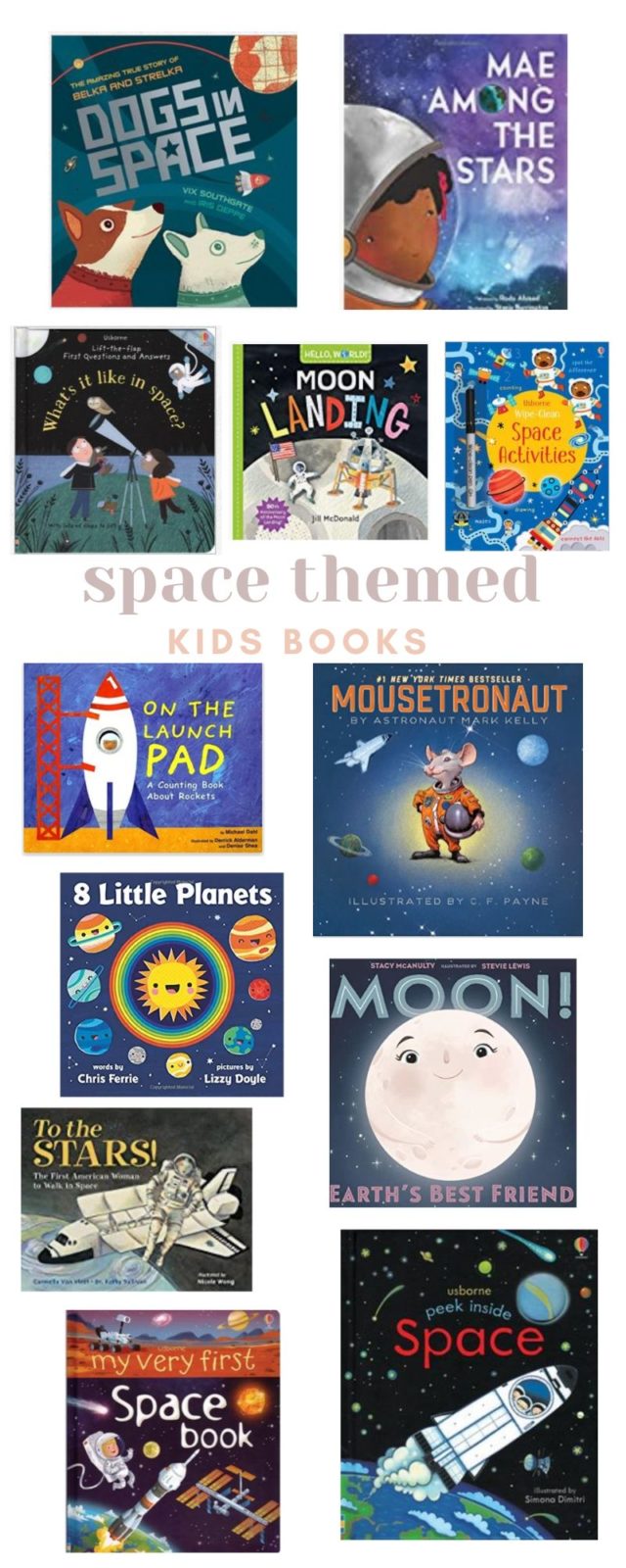 Space Themed Books For Children - The Mama Notes