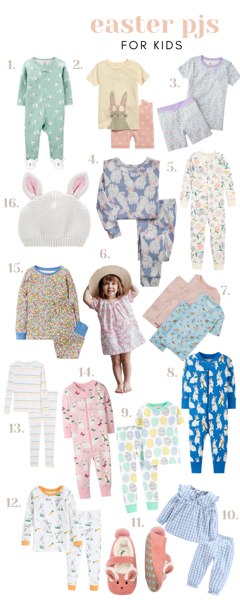 2021 Easter PJs For Kids - The Mama Notes