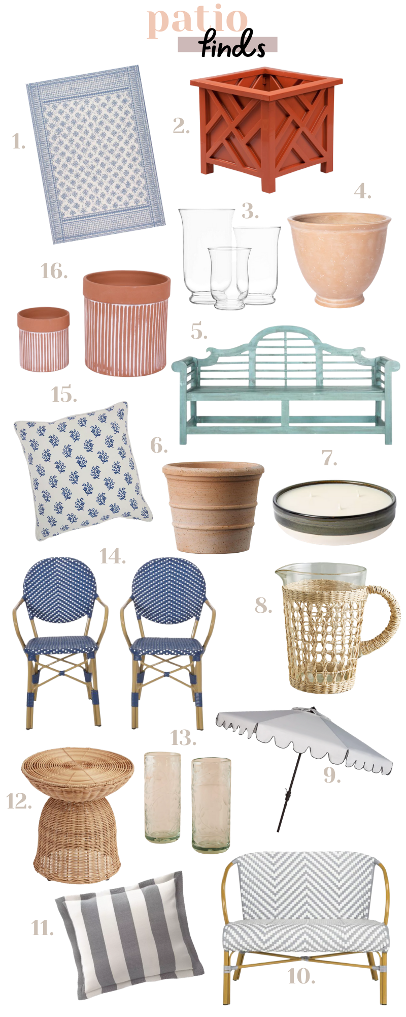 Backyard Patio Finds - The Mama Notes