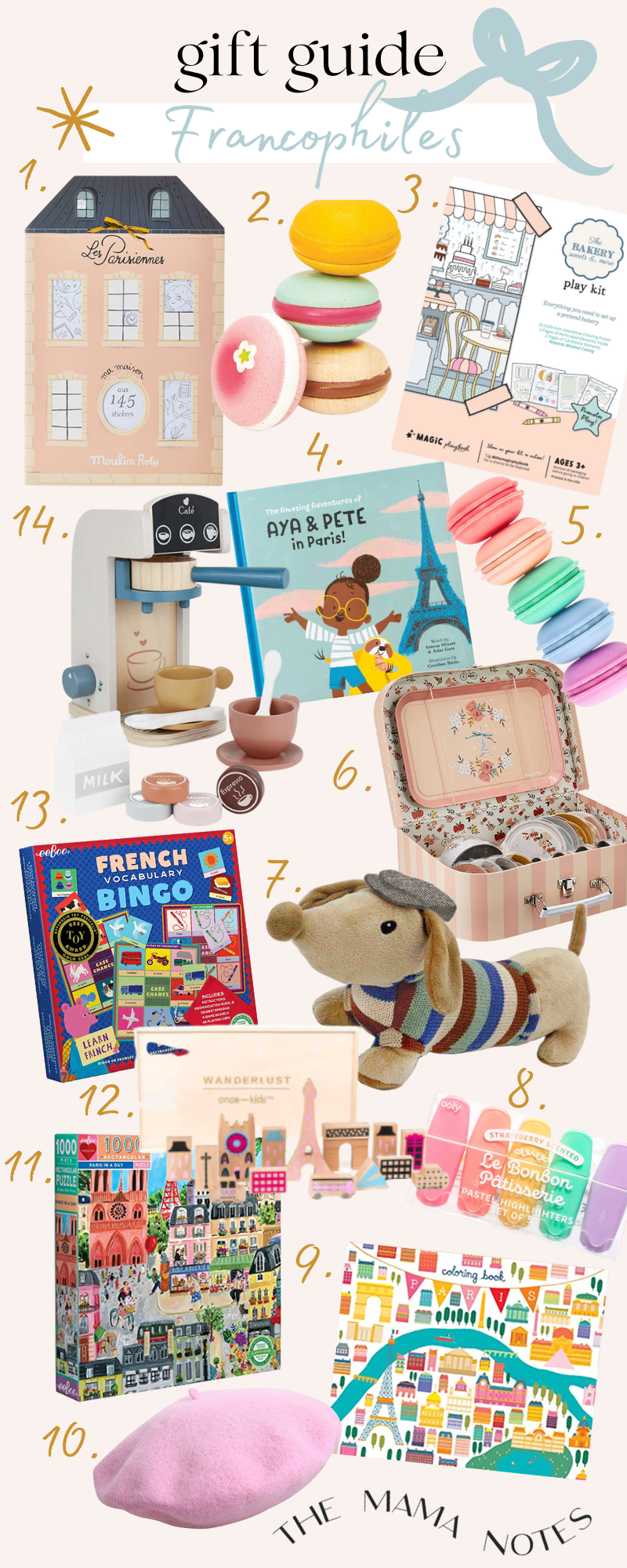 Holiday Gift Guides: Francophiles - The Mama Notes