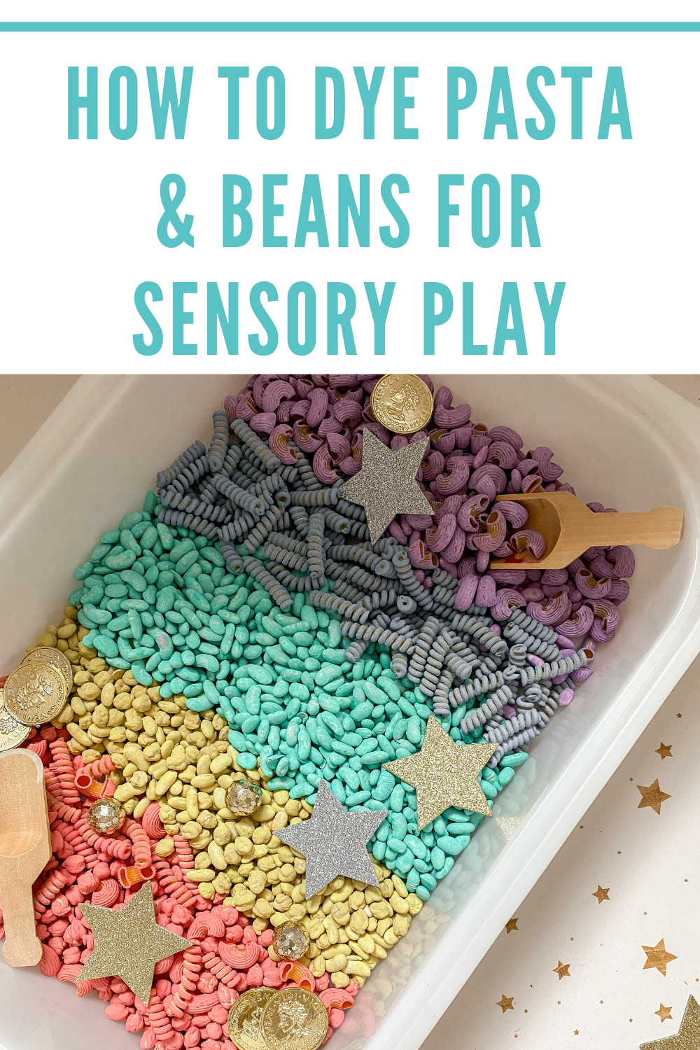 Sensory Bin Filler, Colored Pasta, Colored Rice, Sensory Filler, Sensory  Play, DIY Sensory Bin, Toddler